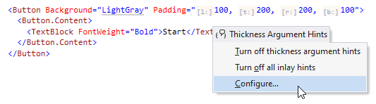 ReSharper: Inlay hints in XAML for margins and padding ReSharper: Inlay hints in XAML for margins and padding