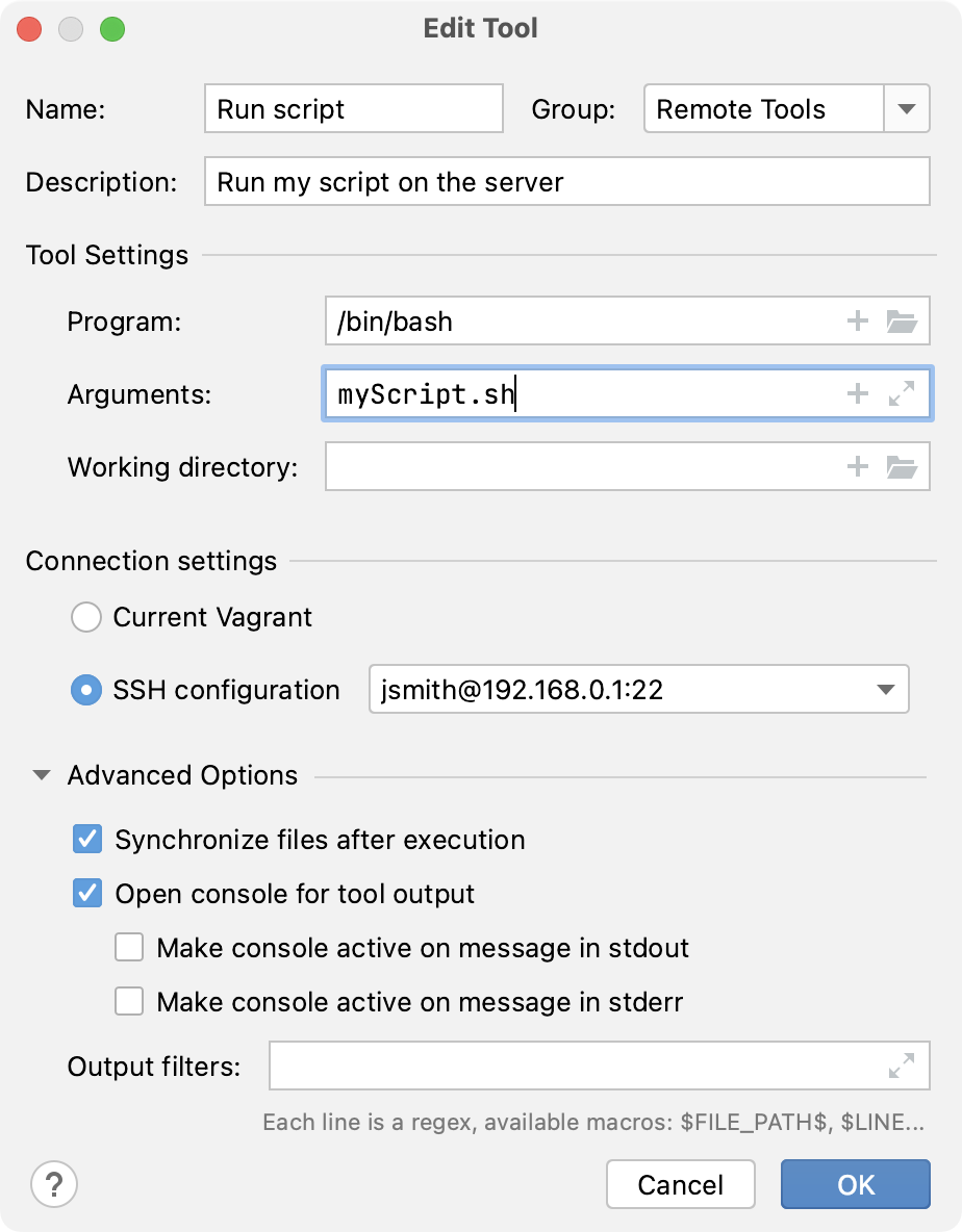 Creating, editing, or copying a remote external tool Creating, editing, or copying a remote external tool