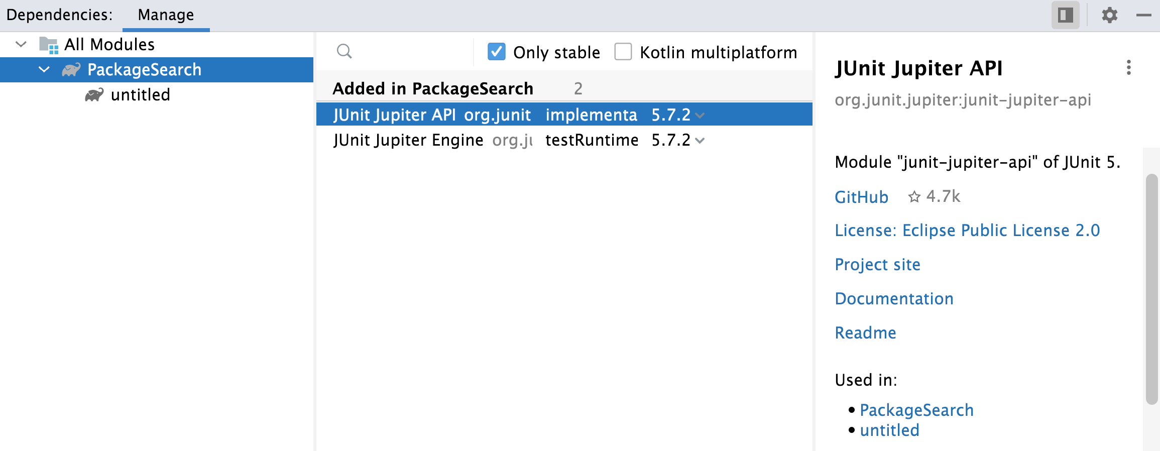 User defined dependencies User defined dependencies