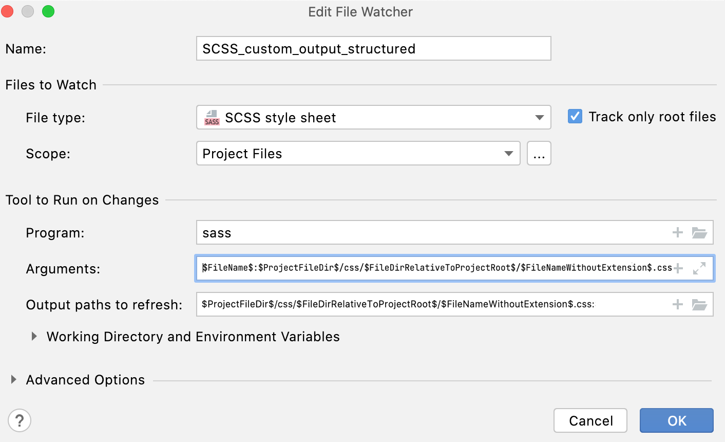 Custom output with folder structure: File Watcher updated Custom output with folder structure: File Watcher updated
