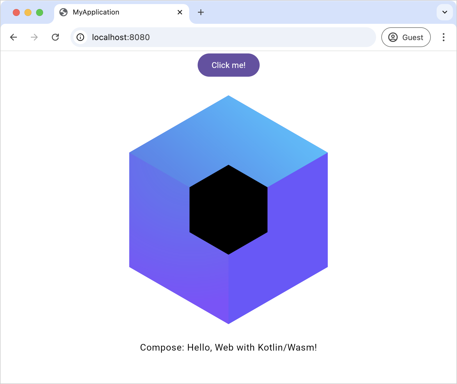 Web app ran on a virtual device Web app ran on a virtual device